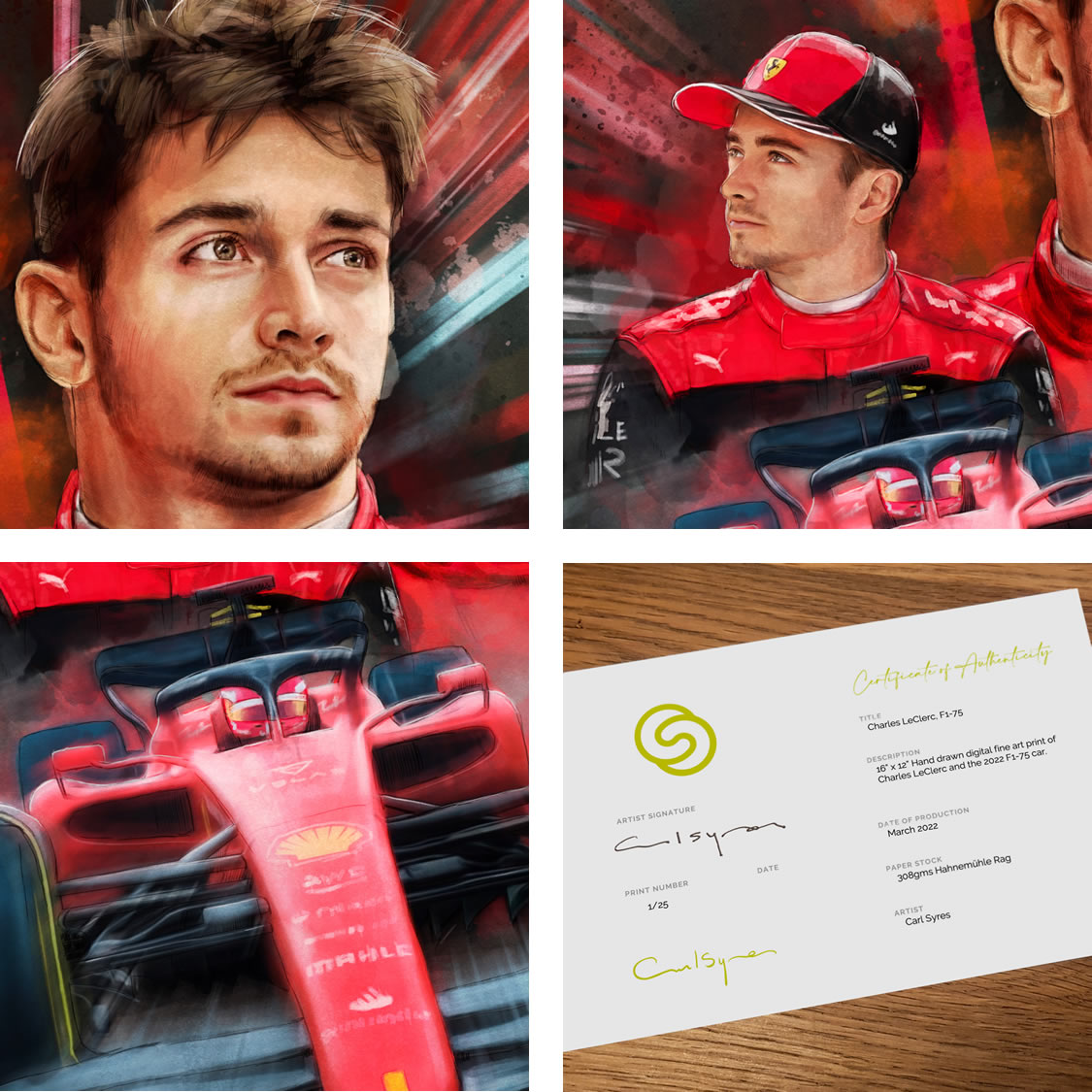 Daniel Ricciardo, McLarenF1 Driver Prints