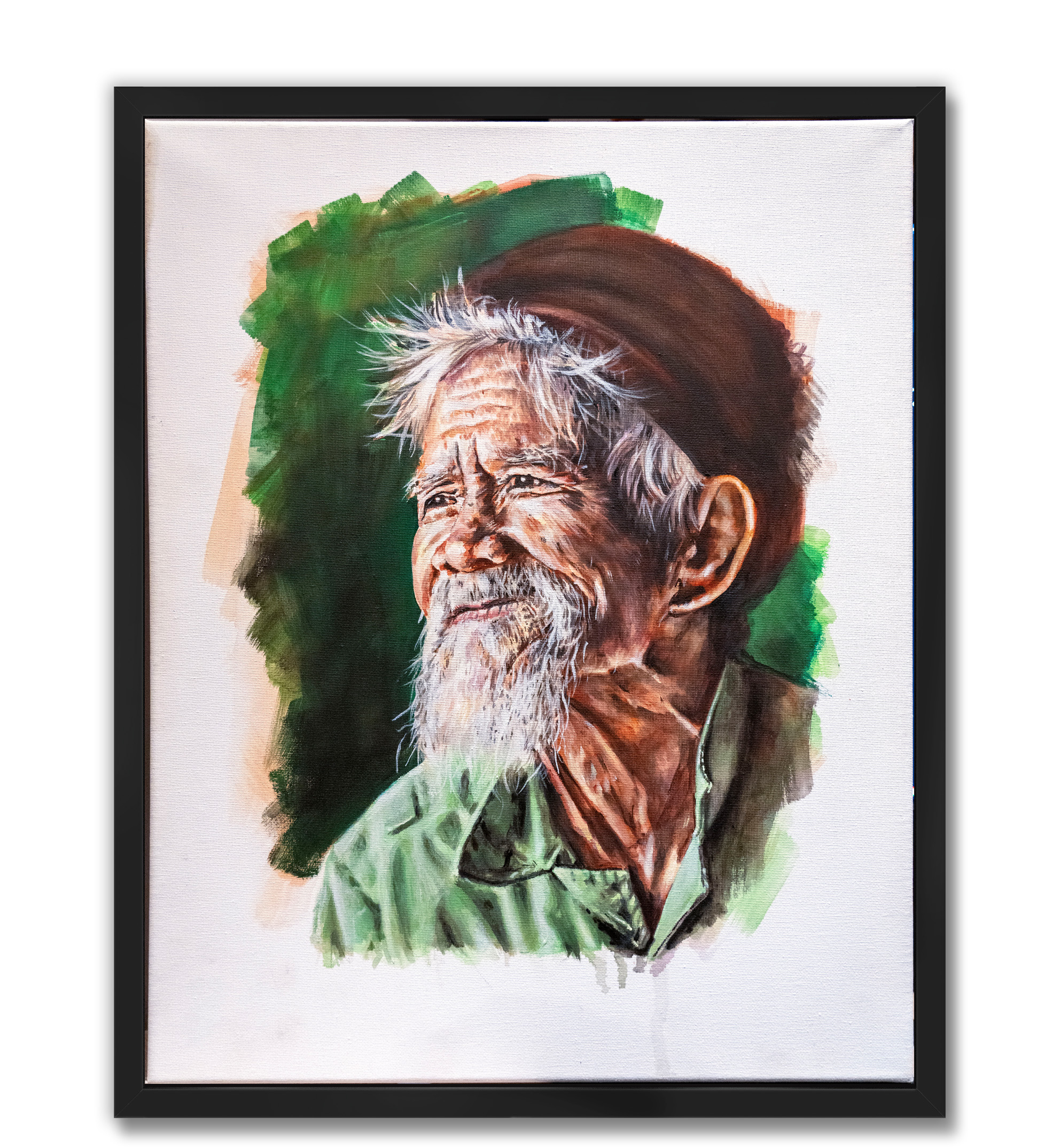 Old Man - Acrylic Study