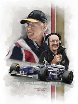 Murray Walker art print