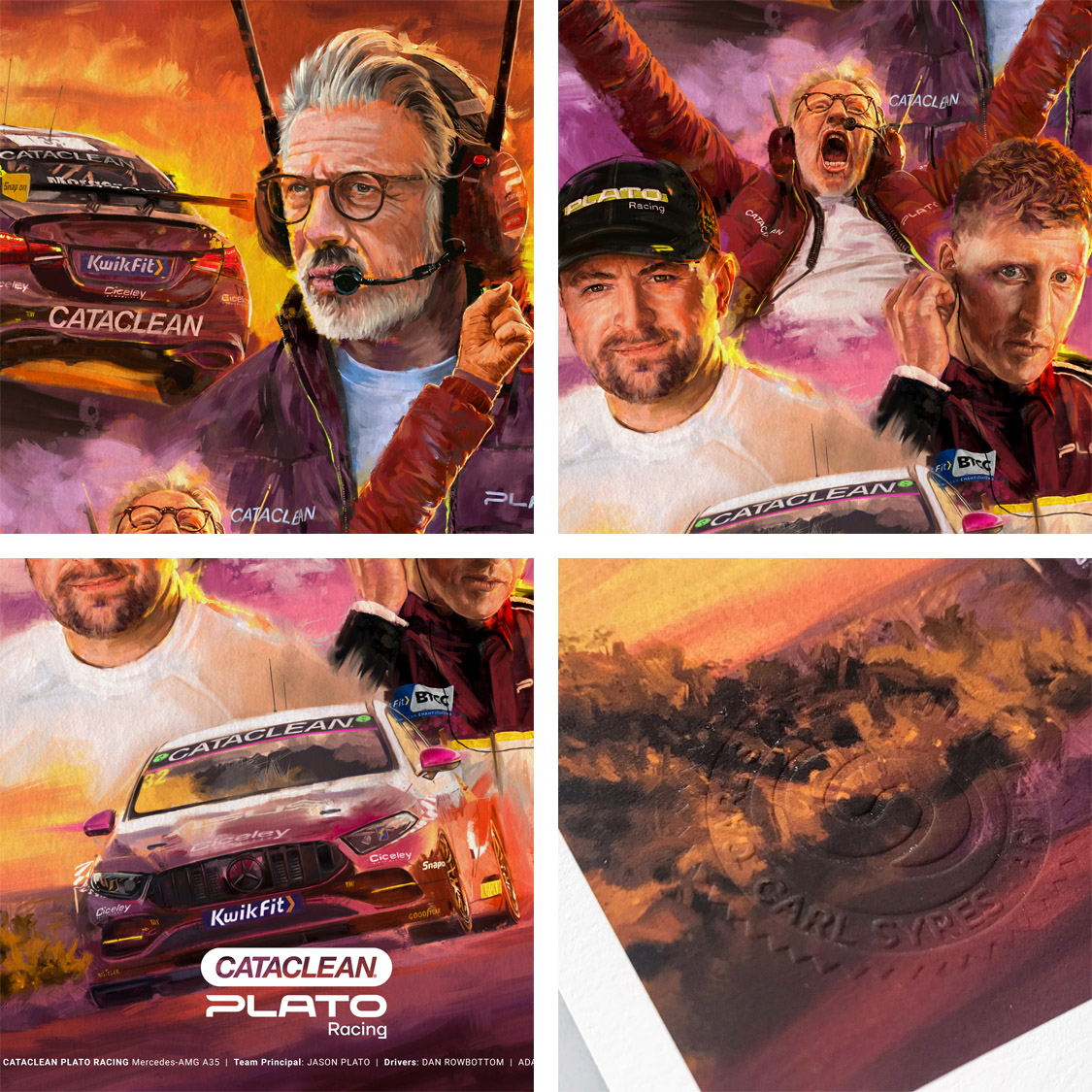 Plato Racing, Rowbottom, Morgan BTCC Drivers Prints
