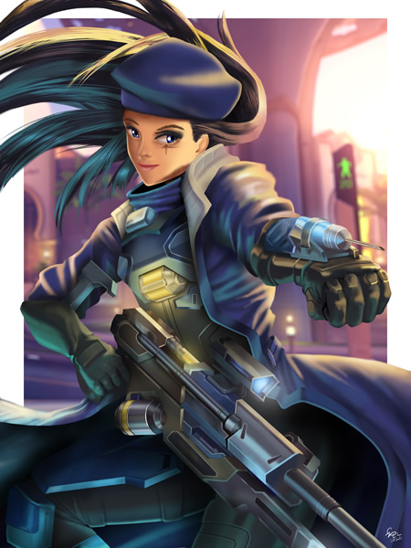 Ana, character from the game Overwatch