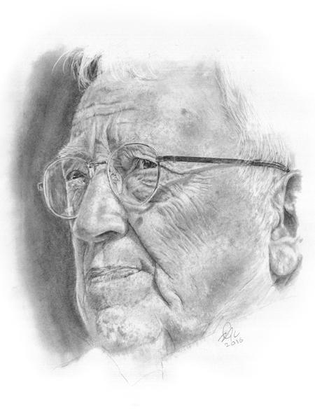 'Chris' comissioned Portrait in Pencil